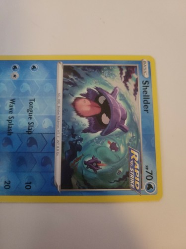 Pokémon TCG Shellder Fusion Strike 050/264 Reverse Holo Common Water Fresh  - Picture 3 of 7