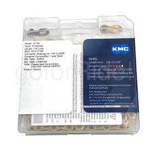 New KMC X11EL Road MTB Bike Chain Retail Pack 11 Speed fit Shimano 118 Link Gold
