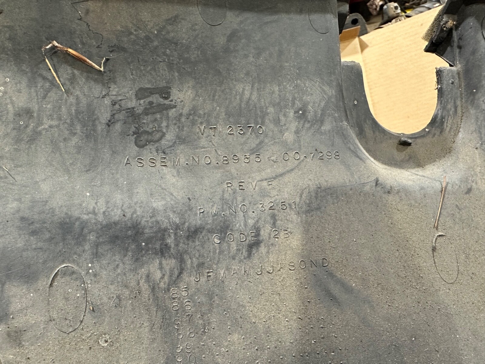 87-95 Jeep Wrangler YJ Heater Defrost Duct Y Pipe Vent Heat Windshield deflector