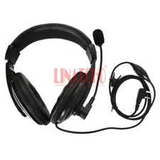 PTT VOX 2pin Baofeng UVB6 UV82 UV5R 2 Way Radio Noise Cancelling Earmuff Headset