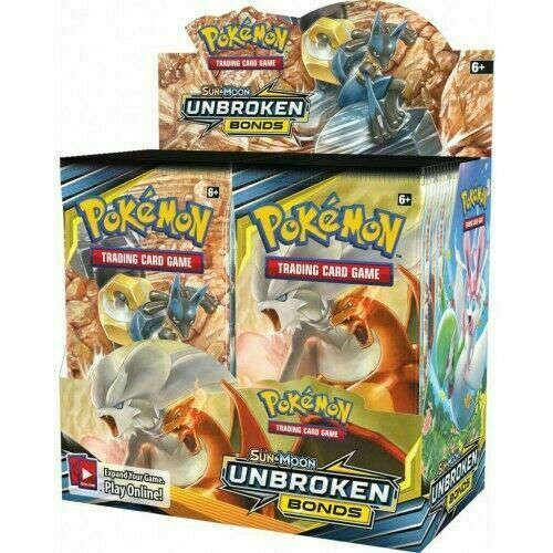 unbroken bonds booster box ebay 1x Pokemon 2019 3 Card Pack Unweighted New Factory Sealed Charizard GX (Secret) POKMON SUN & MOON UNBROKEN