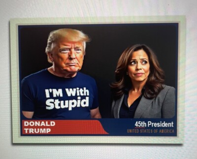 Donald Trump 2024  Team trump   Custom ACEO Card MAGA 50% Donated 2 Team Trump