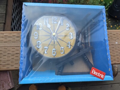 Vintage 80s Westclox Loom Decorative Wall Clock NIB Make In USA RARE!