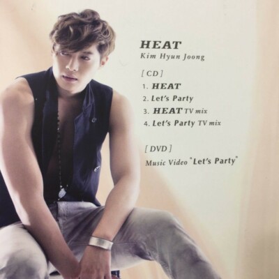 KIM HYUN JOONG Heat (Type B) JAPAN CD + DVD | eBay