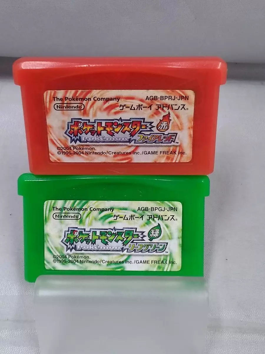 Game Boy Advance - Pokémon FireRed / LeafGreen - Pikachu (Menu