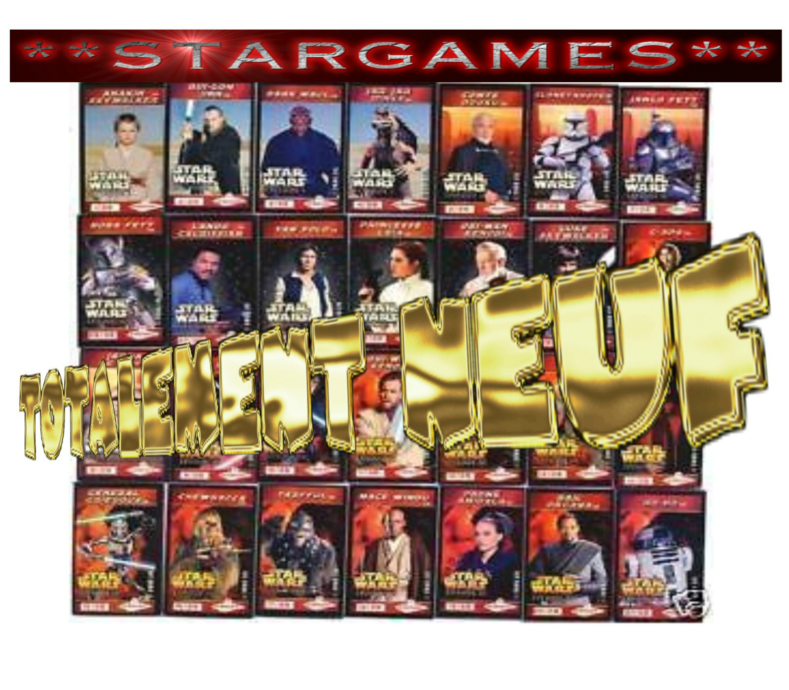 STAR WARS LE GAULOIS AIMANT + STICKERS COLLECTOR EPISODE 1 NEUF