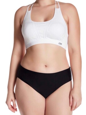 Adidas Woman s Plus Size 2XL Black Start Hipster Swim Bikini Bottom NWT