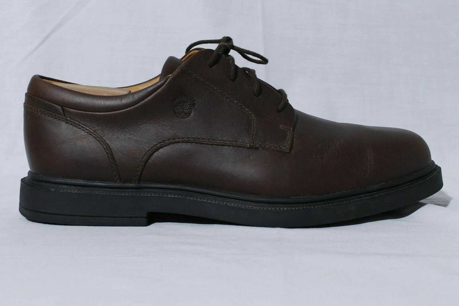 Timberland Scarpe Oxford Uomo Marrone Vera Pelle Impermeabili 10 5M