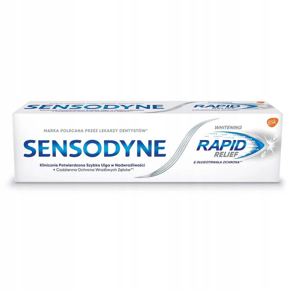 NEW1 8596149002408 Sensodyne Whitening Rapid Relief wybielająca pasta do zębów wrażli