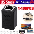 RJ45 Inline Coupler Cat6/Cat5e Ethernet Network Cable Extender Connector lot