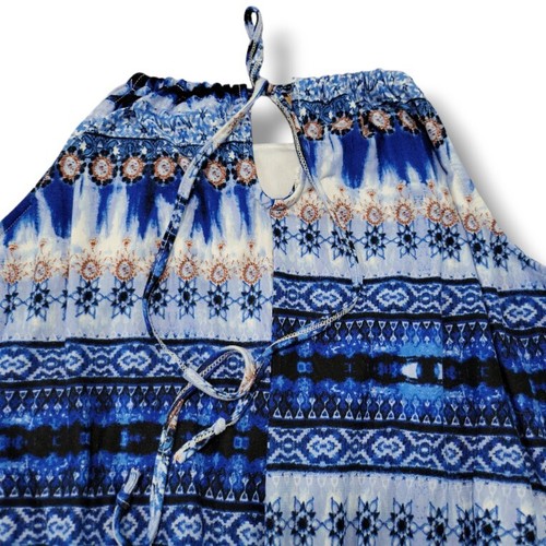 Rouge Collection Dress Size 1X Maxi Dress Sleeveless Southwest Aztec Pattern EUC - Picture 5 of 6
