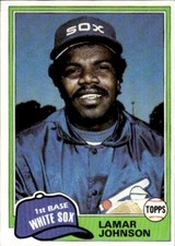 1981 Topps #589 Lamar Johnson Chicago White Sox Baseball