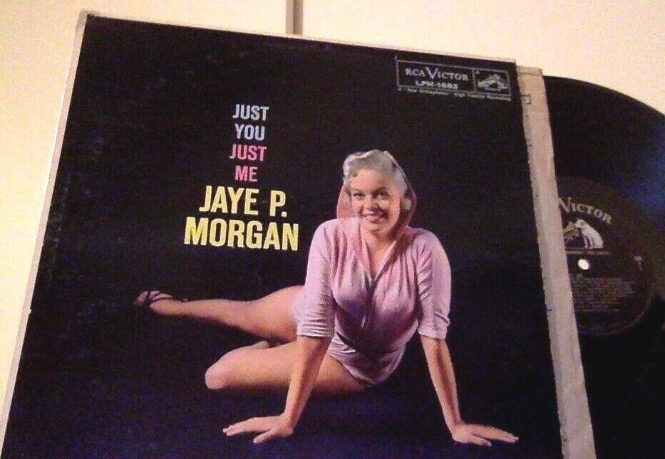 1958 JAYE P MORGAN Just YOU Just ME lp Evans cheesecake RCA