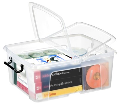 CEP Aufbewahrungsbox strata, 24 Liter, transparent