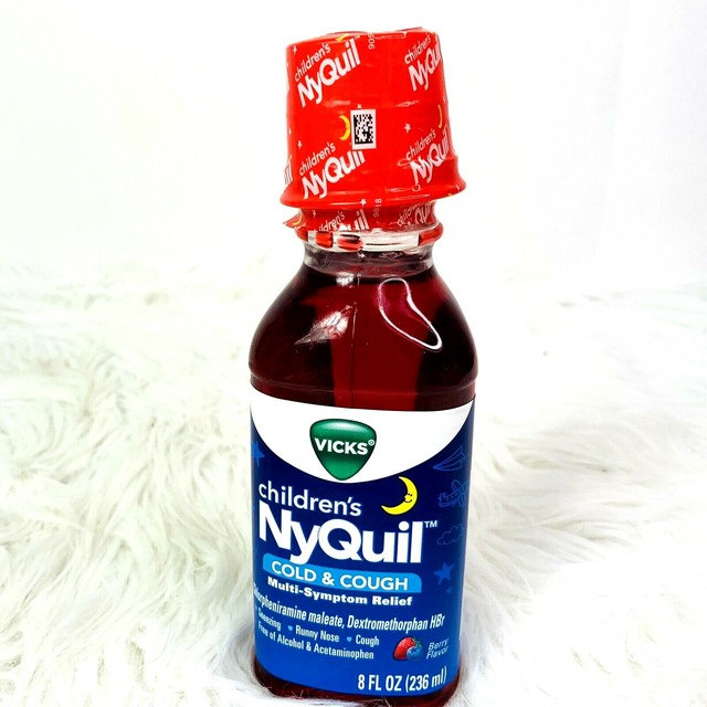 Vicks Childrens Nyquil Cold Cough Multi Symptom 8 fl oz