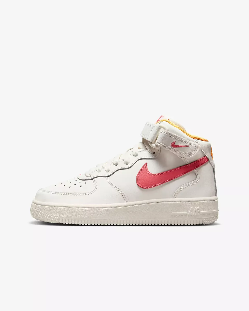 NEW Nike Air Force 1 Mid LE Sail White Coral DH2933 102 SIZE 6.5Y 8 WOMENS
