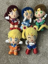 sailor moon 10th anniversary Plush Lot Of 5
