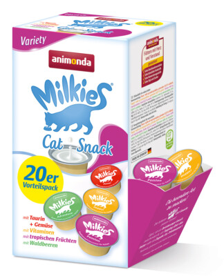 animonda Milkies Adult 20er Variety 80 x 15 g Katzenfutter Katzensnack