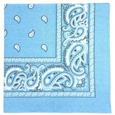 Extra Large Bandana 27x27 Inches Cotton Paisley Scarf for Men Women