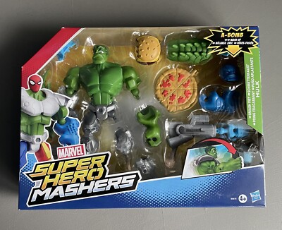 Hasbro Marvel Avengers Super Hero Mashers Smash Fist Hulk Figur Rarität