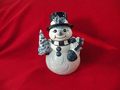 dedham pottery potting shed concord, ma. snowman crackle