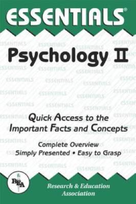 Psychology II Essentials (Essentials Study Guides) - Paperback - GOOD