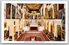 Interior~Art Gallery Mission Inn Riverside California~Vintage Postcard