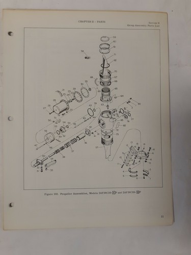 Beech Models 2AF34C & 2AF36C Series Propeller Service Manual Original - Picture 12 of 12