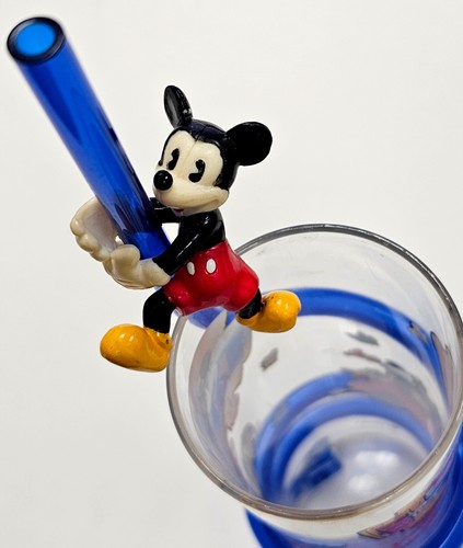 Taza de plástico del barrio de Mickey Mouse de Disney con pajita incorporada de colección - Imagen 6 de 6