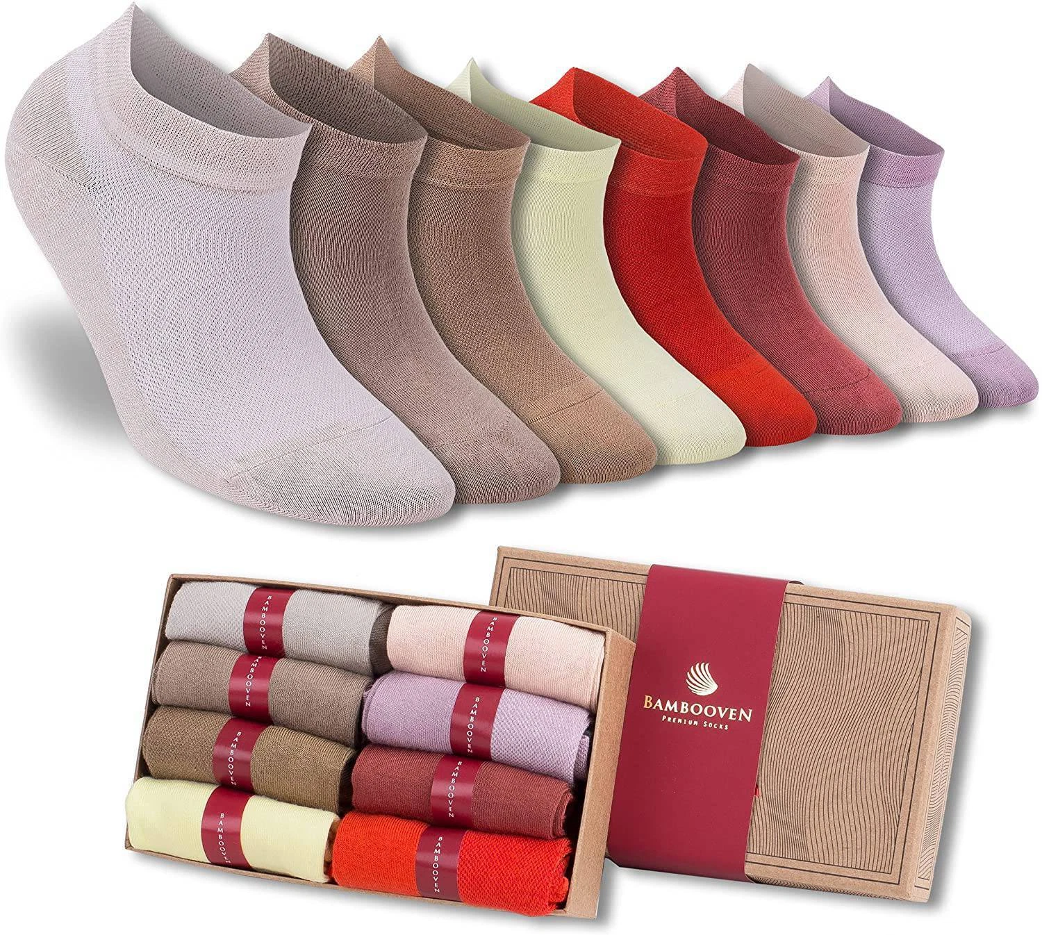 Women’s Bamboo Ankle Socks – Soft & Breathable (8 Pack)-628