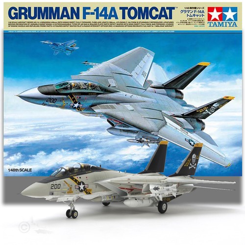 KIT TOMCAT TAMIYA 1/48 GRUMMAN F-14A *OPZIONE MARCATURE USA/IRAQI - Foto 1 di 11