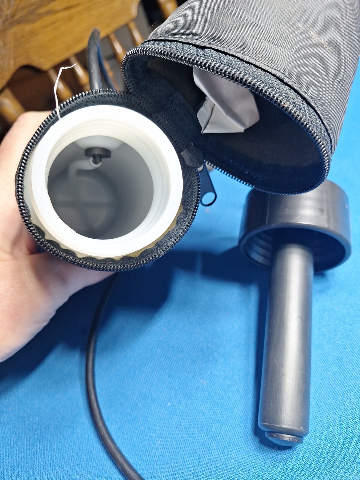 Vintage Misty Mate Pump Personal Portable Air Cooler Mister Belt Black