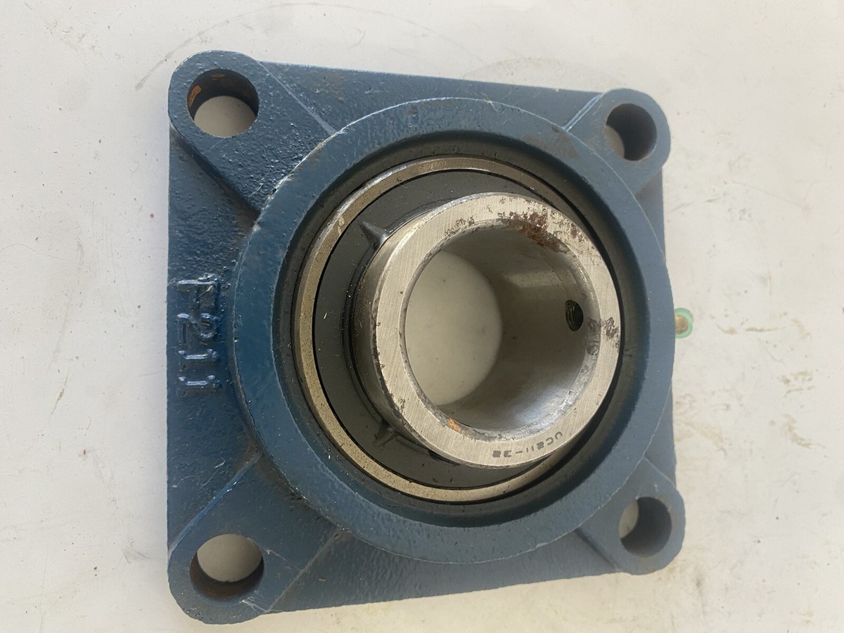 2-Pack SUMMIT COLLARS UCF211-32 4-Bolt Flange Bearings - 2" Bore, Cast Iron
