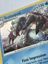 026/078 Golisopod : Rare Holo Card : Pokemon GO Trading Card Game TCG Foil