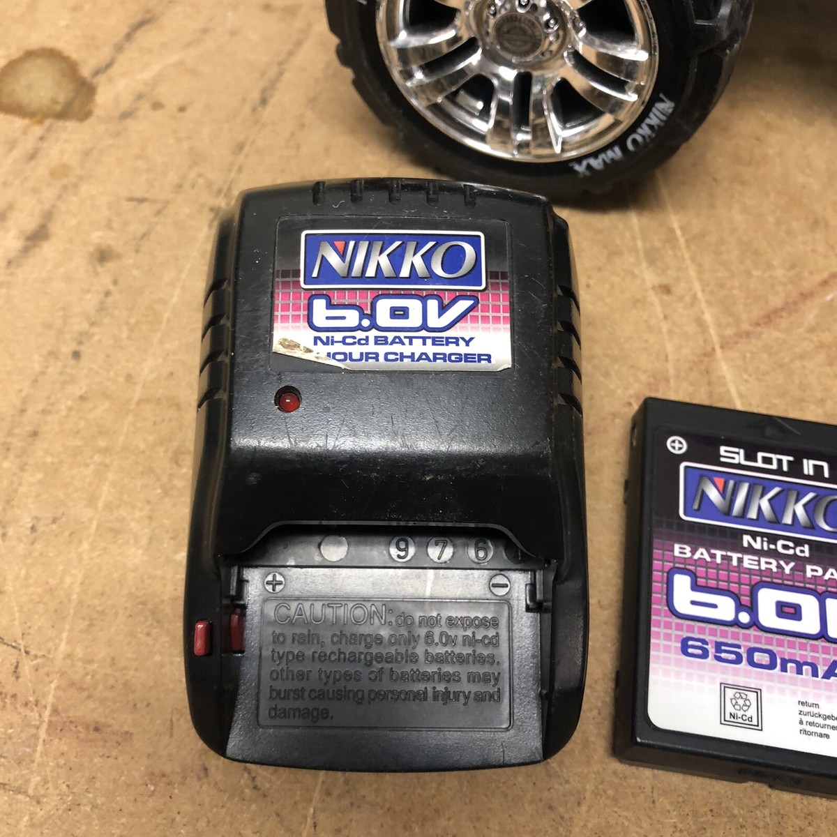 Nikko Black Ford F-150 RC Truck Harley Davidson Remote & Charger