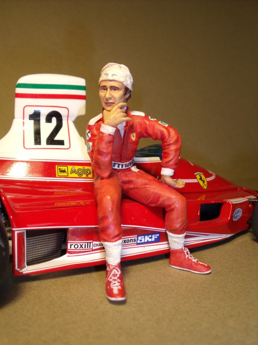 Figurine Niki Lauda Rush 1/18 - GP Replicas - Résine Non Peinte - Collection