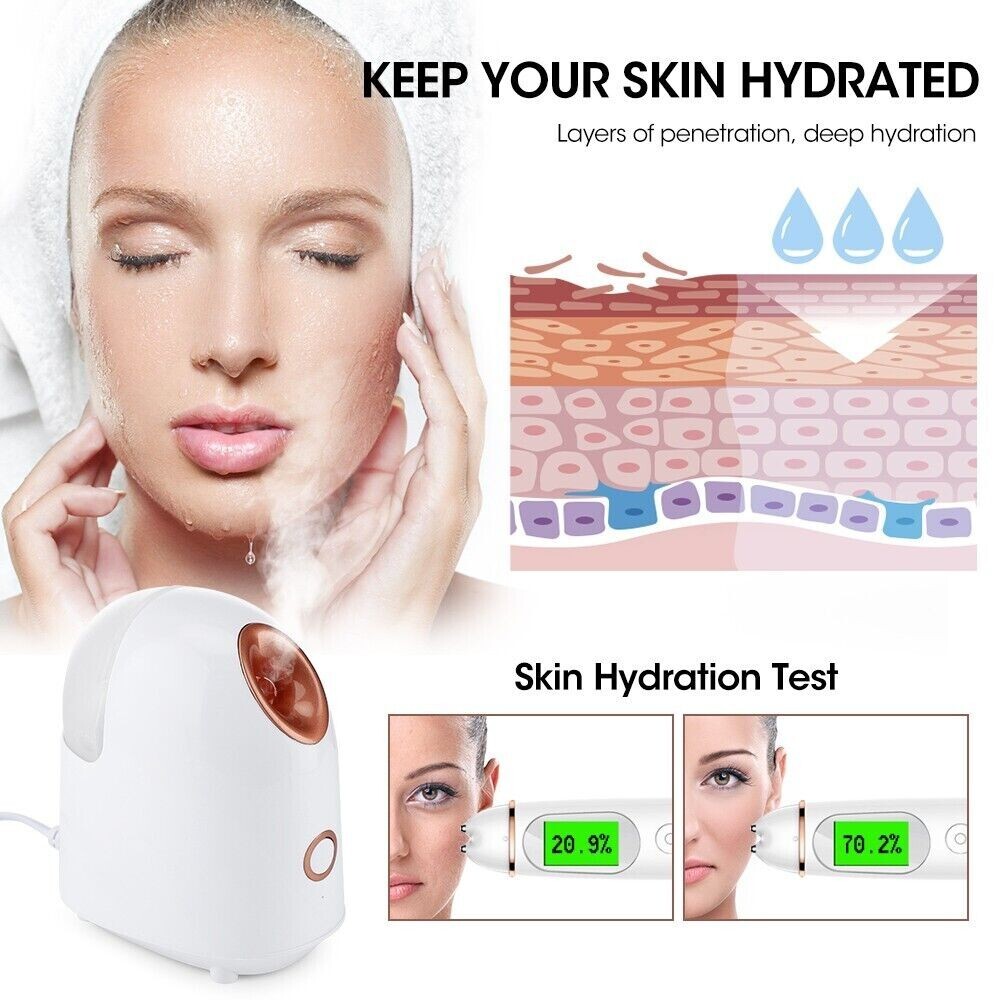 Face Steamer Mist Steam Moisturize Facial Sprayer Deep Skin Care Spa eBay