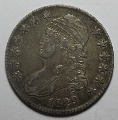 BLACK CAT 1・2です。 1829 Bust Half Dollar ZC402 | eBay