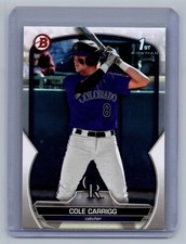 2023 Bowman Draft - Cole Carrigg #BD-151 (RC)