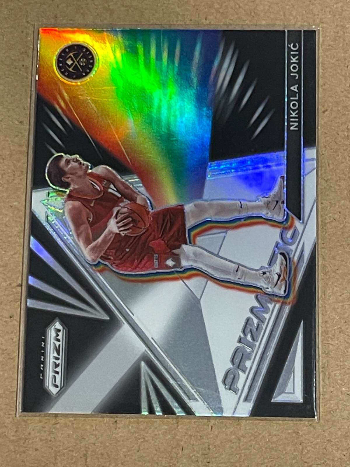 2021-22 PRIZM PRIZMATIC SILVER HOLO INSERT NIKOLA JOKIC NUGGETS #28