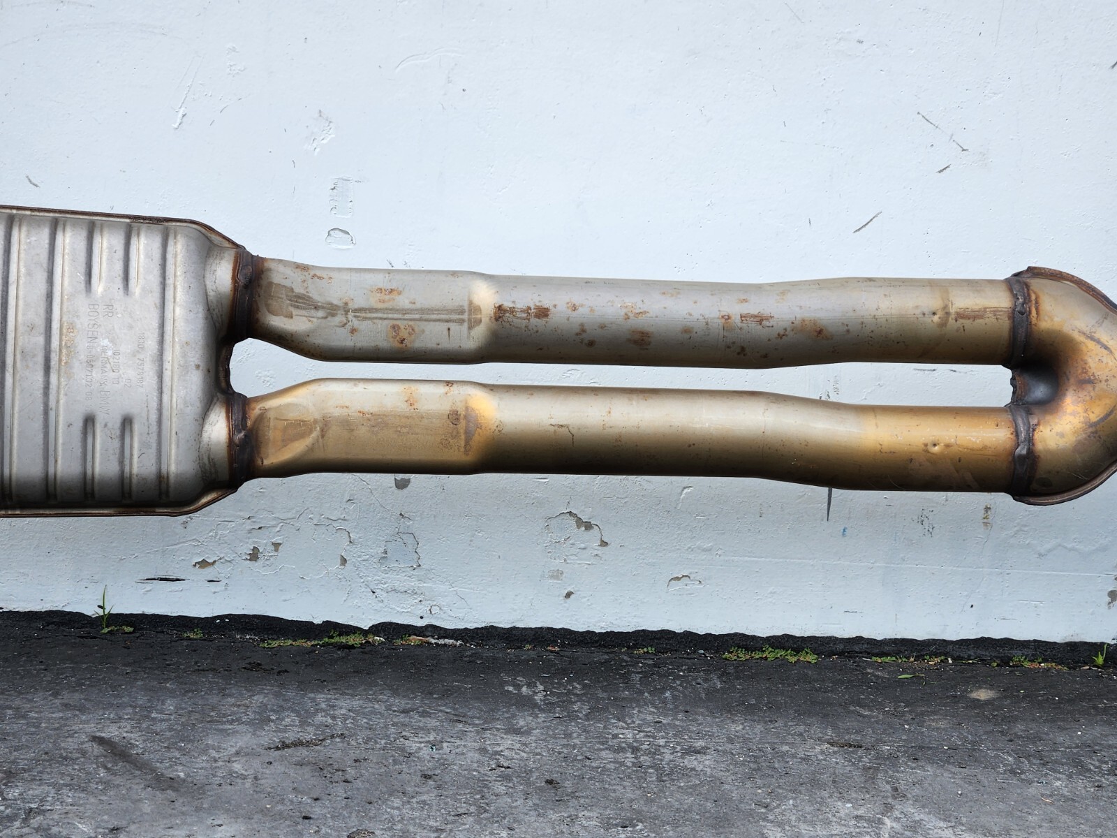 ✅ 10-14 OEM Rolls-Royce Ghost RR4 Front Center Tail Pipe Exhaust Muffler Assy