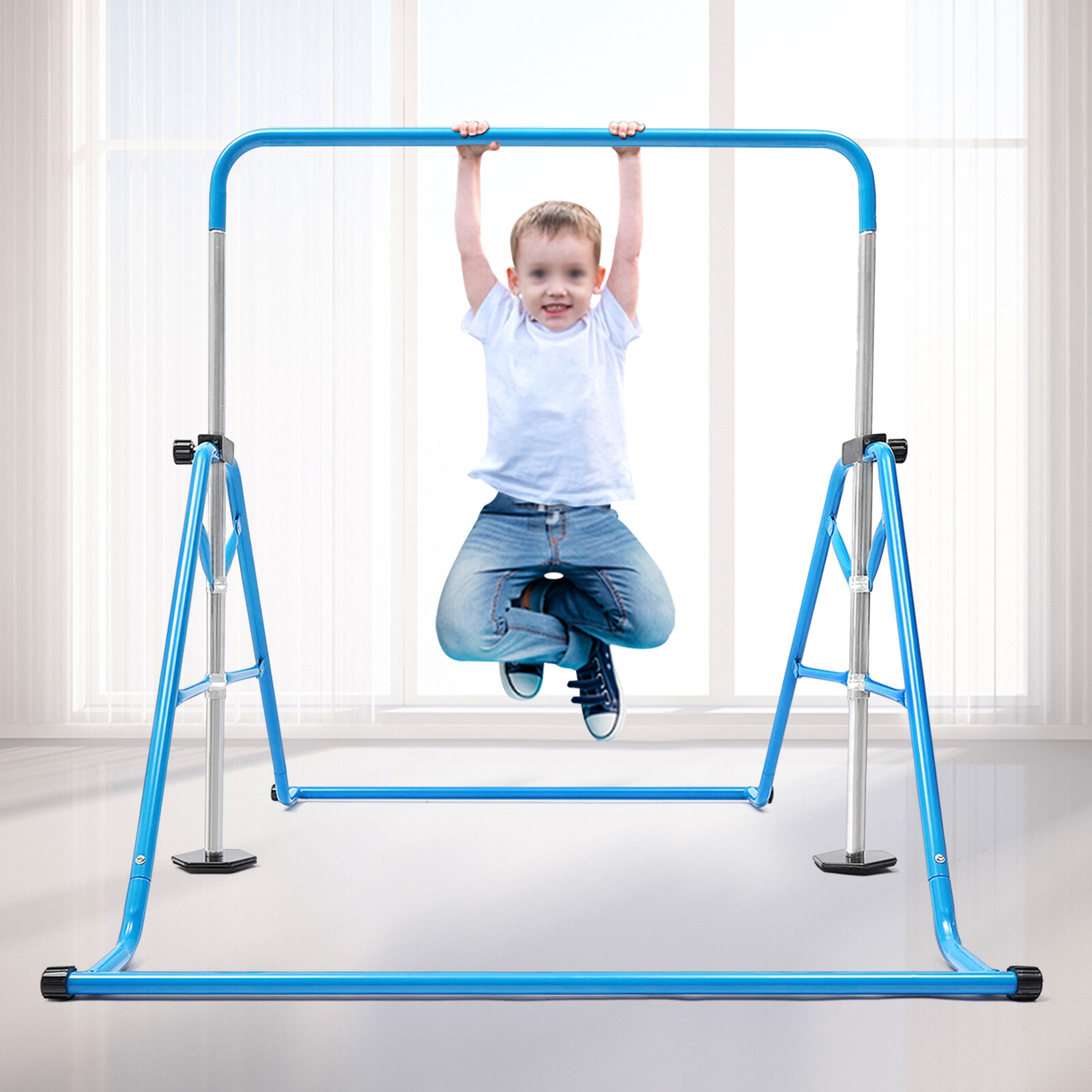 Kinder Junior Turnstange Gymnastik Turnreck Trainingsstange Stahl ...