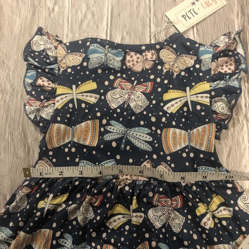 New Boutique Girls Summer Dress 6/12 Mo Pete + Lucy Baby Toddler 6-12 Months - Picture 6 of 6