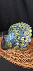 VTG Peacock Bird Stained Glass Tiffany Style Tabletop Desk Lamp — photo 2