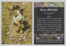 2017 Topps Fire Monikers Gold Minted Rich Gossage #M-37 HOF