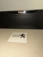 Klipsch R-10B Sound Bar No Remote Black Tested
