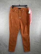 Juicy Couture Corduroy Newport Skinny Pant Ginger Drawstring Women  s 29 NWT