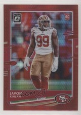 2020 Panini Donruss Optic Rookies Red Hyper Prizm Javon Kinlaw #115 0dj0