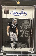 Howie Long 2024 Panini Impeccable Football Immortal Ink Auto  #IM-HLG  03/75