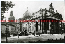 Drezno Brzeg tarasu Brühlsche Taras Królewska Akademia Sztuki KOPIE-AK